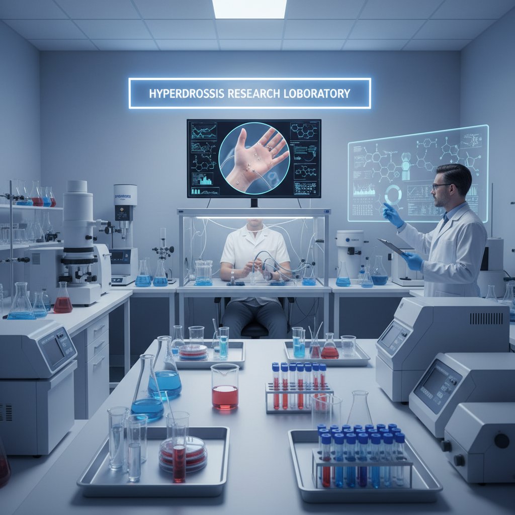 Laboratorium, badania nad nowymi terapiami, leczenie nadpotliwości