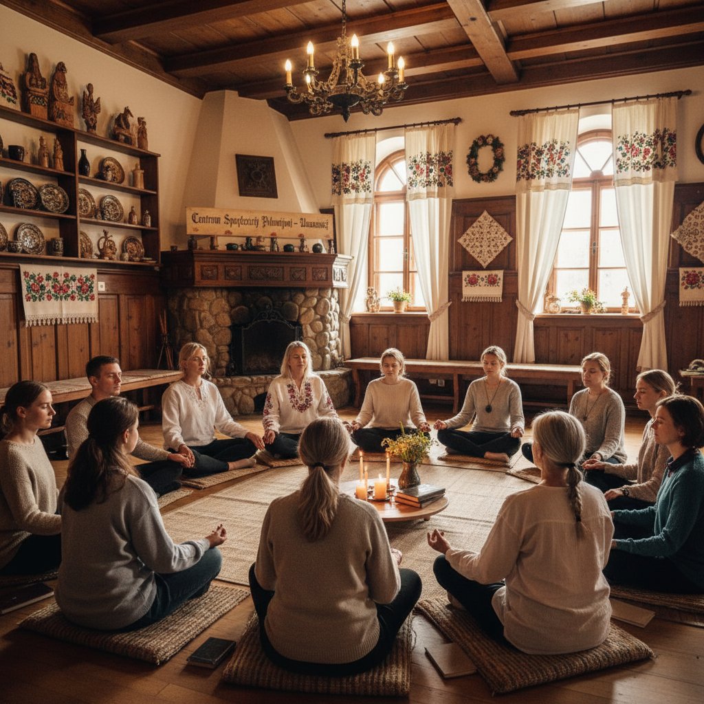Grupa mindfulness w polskim domu kultury