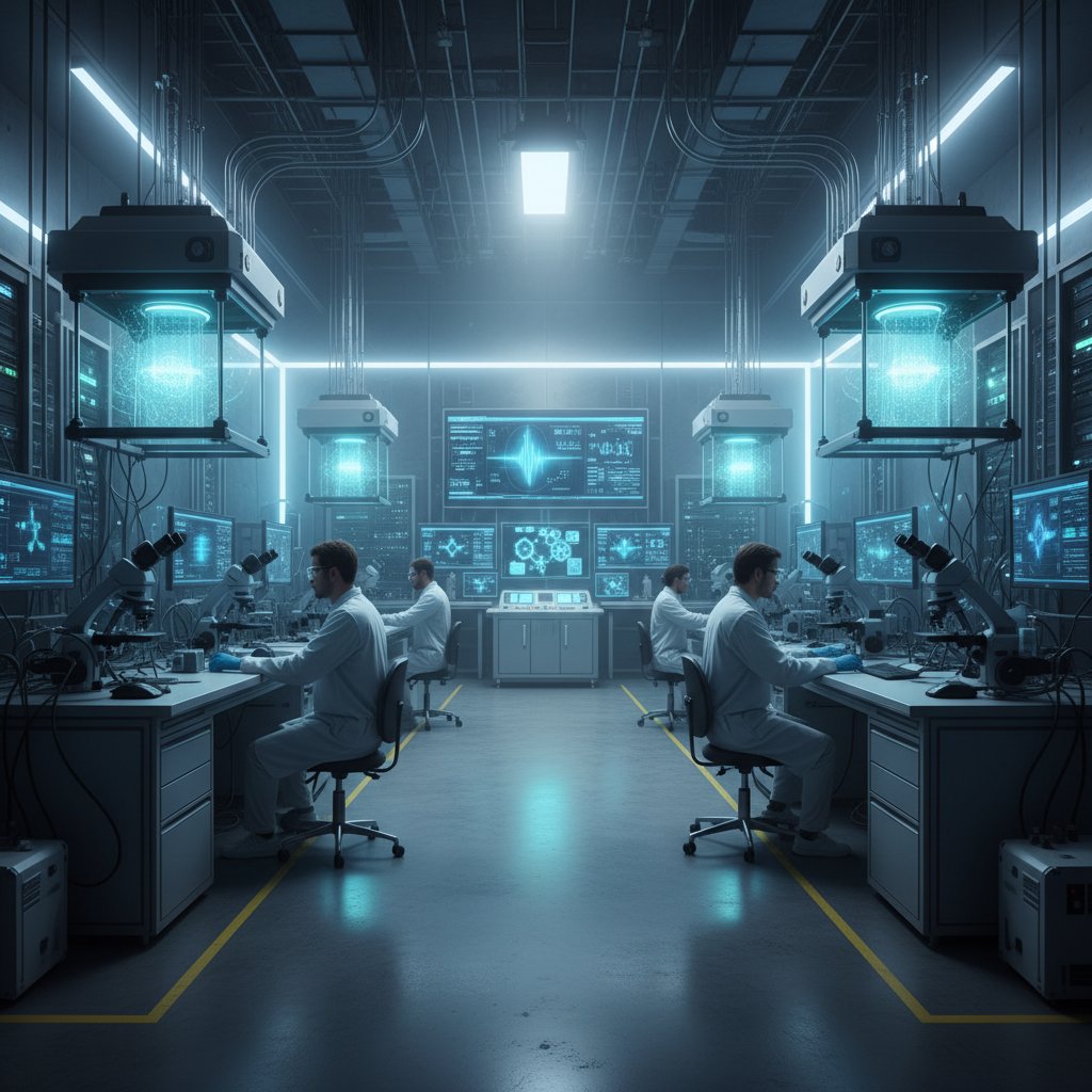 Laboratorium badawcze nanotechnologii z urządzeniami ultradźwiękowymi