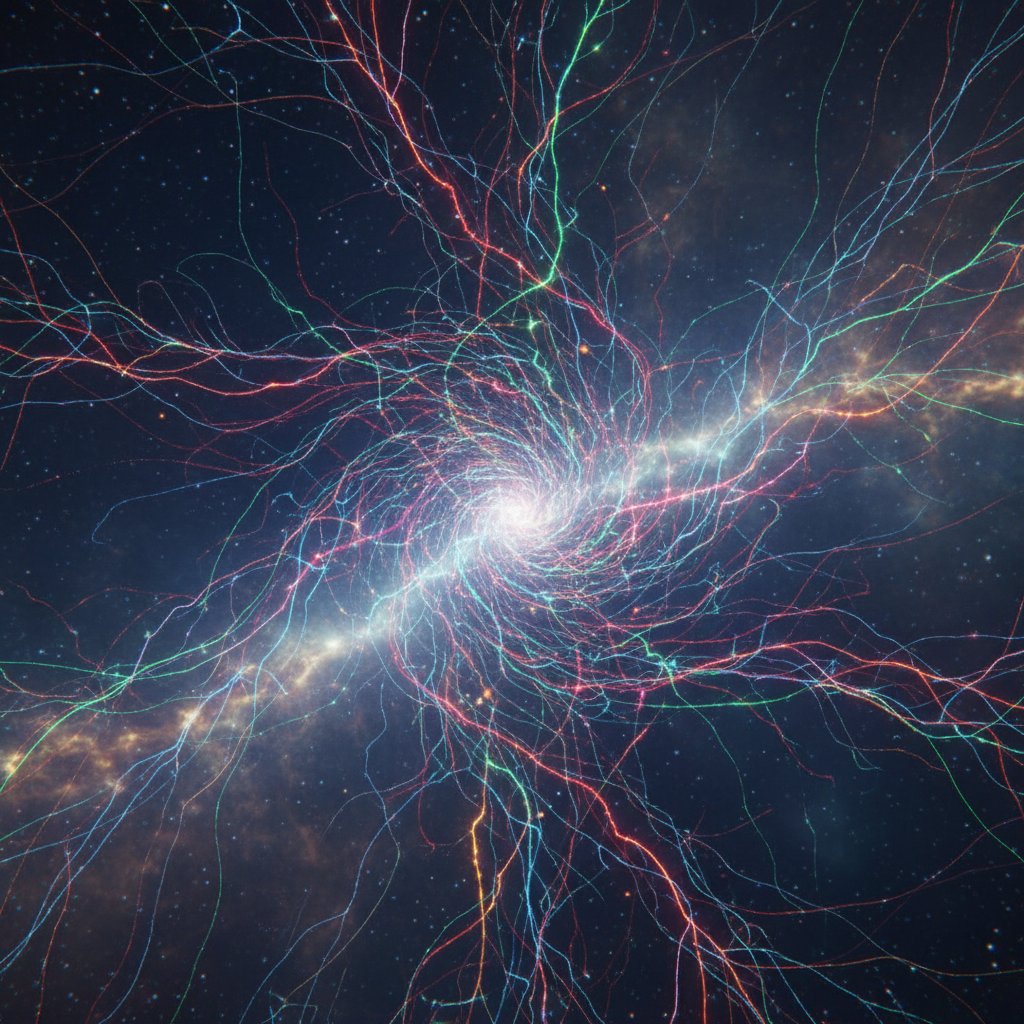 Kolorowe zdjęcie neuronów: zbliżenie na synapsy, dynamiczne barwy, symbol neuroprzekaźnictwa