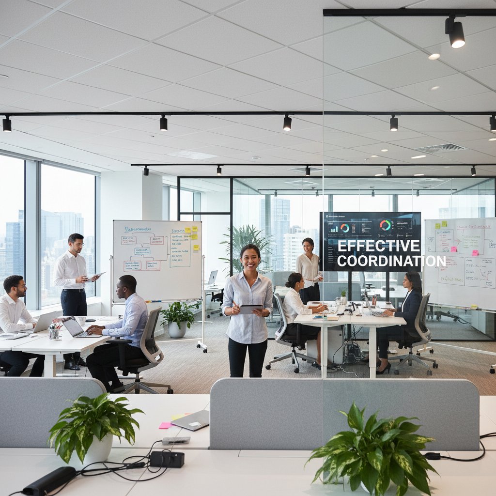 Office transformed by effective coordination