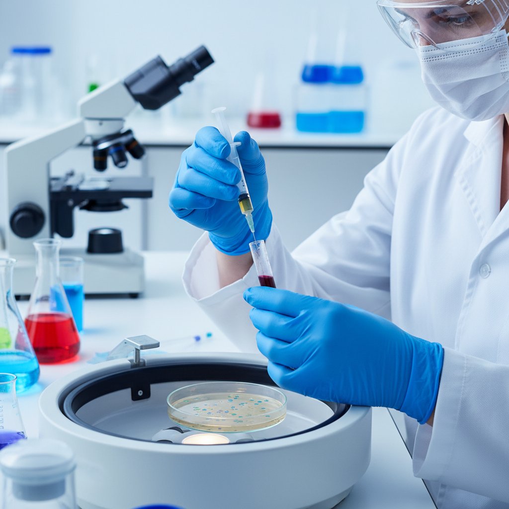 Eksperymentalne badania nad zastosowaniem PRP w neurologii.