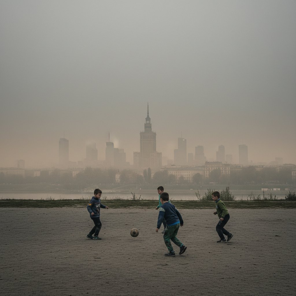 Warszawa w smogu – zagrożenie zapaleniem płuc dla dzieci