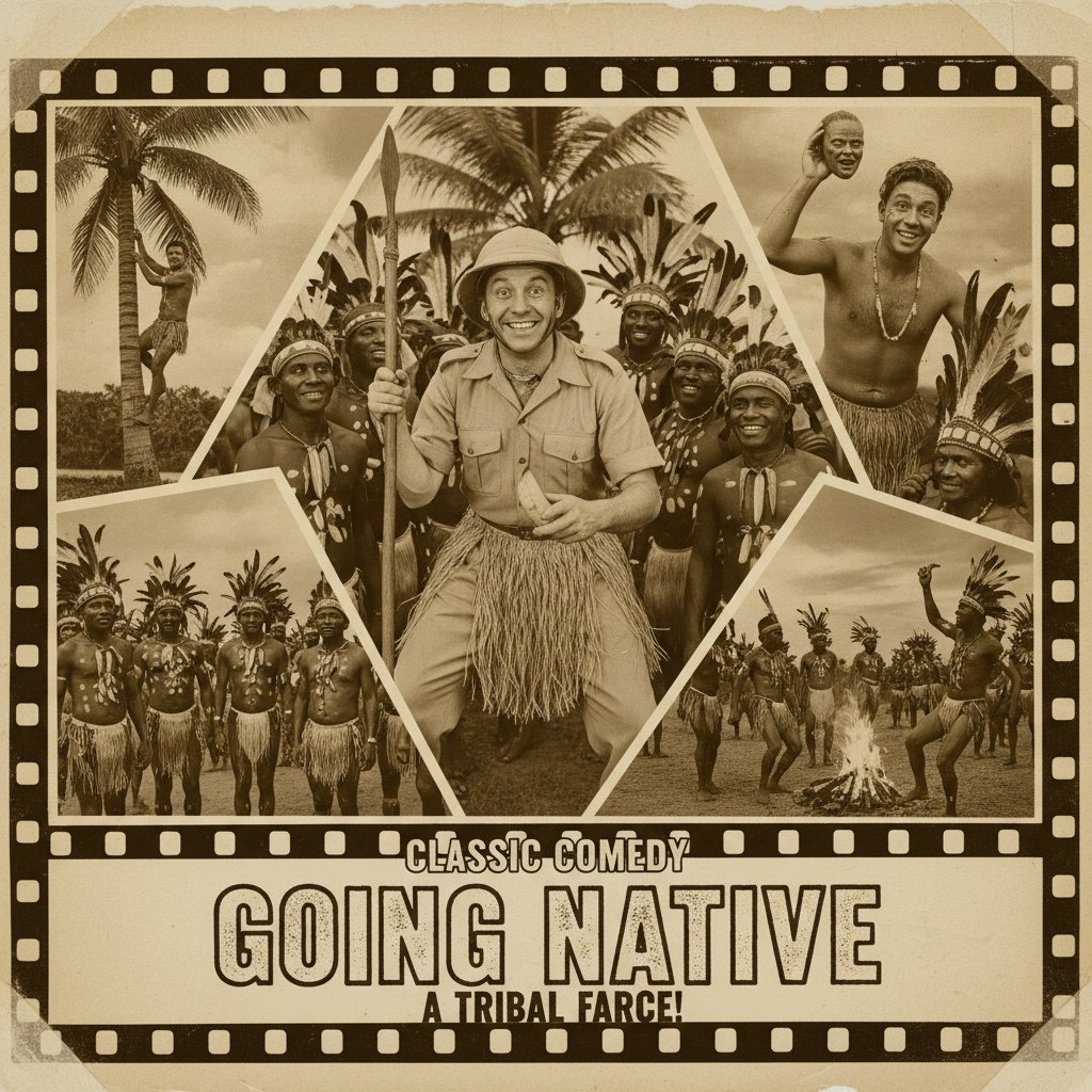 Vintage-inspired montage of classic comedy moments in going native films