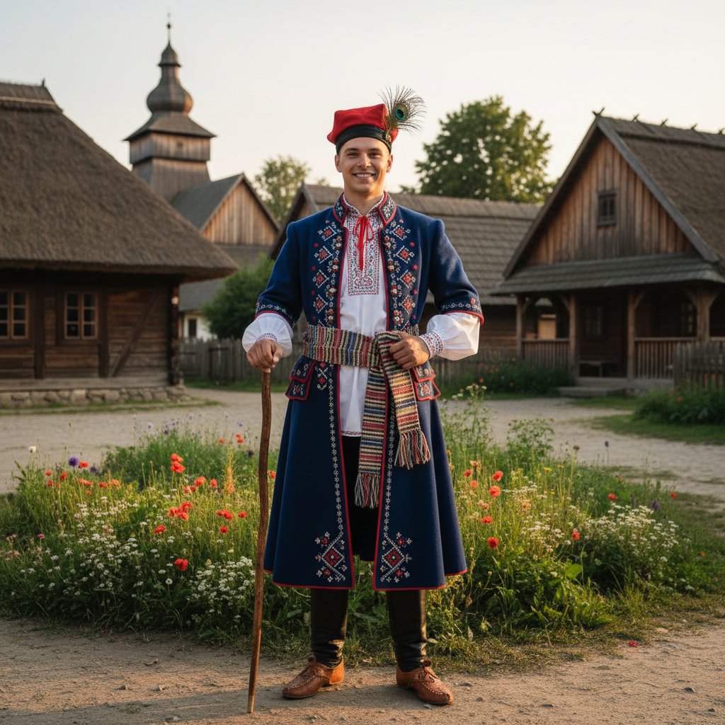 Młody Polak wahający się przed wyborem rozwoju osobistego, coaching a afirmacje