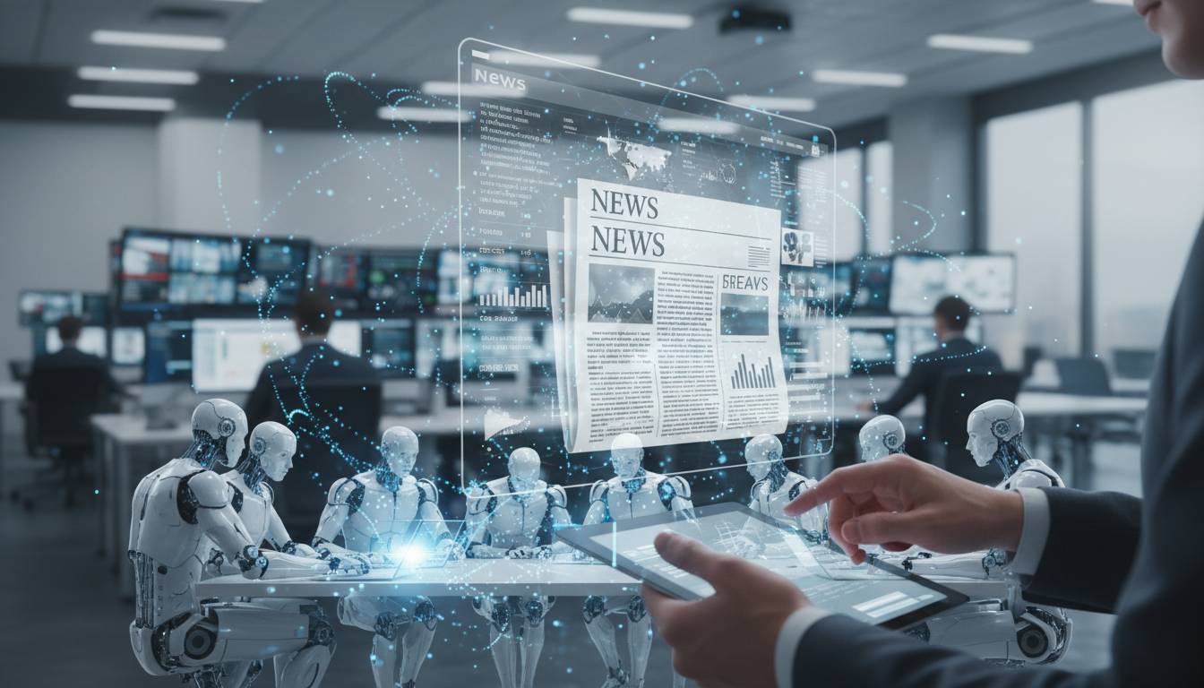 AI-generated journalism case studies on truth, bias and trust