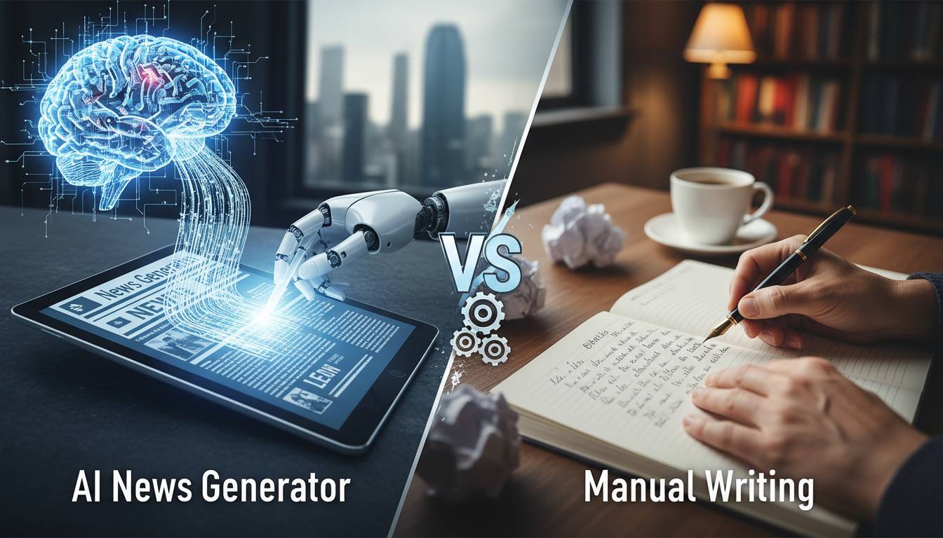 AI news generator vs manual writing: Truths no editor will admit
