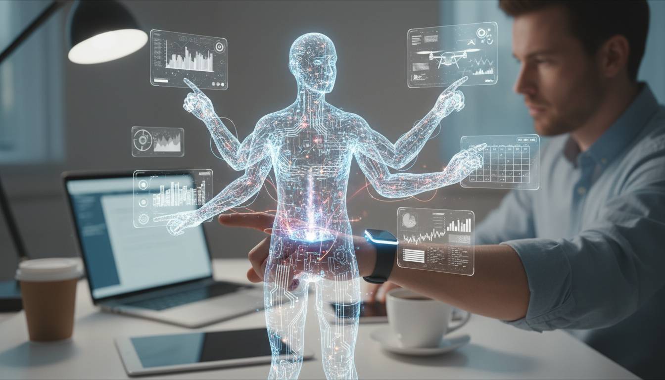 AI-powered virtual assistant for multitasking without burnout