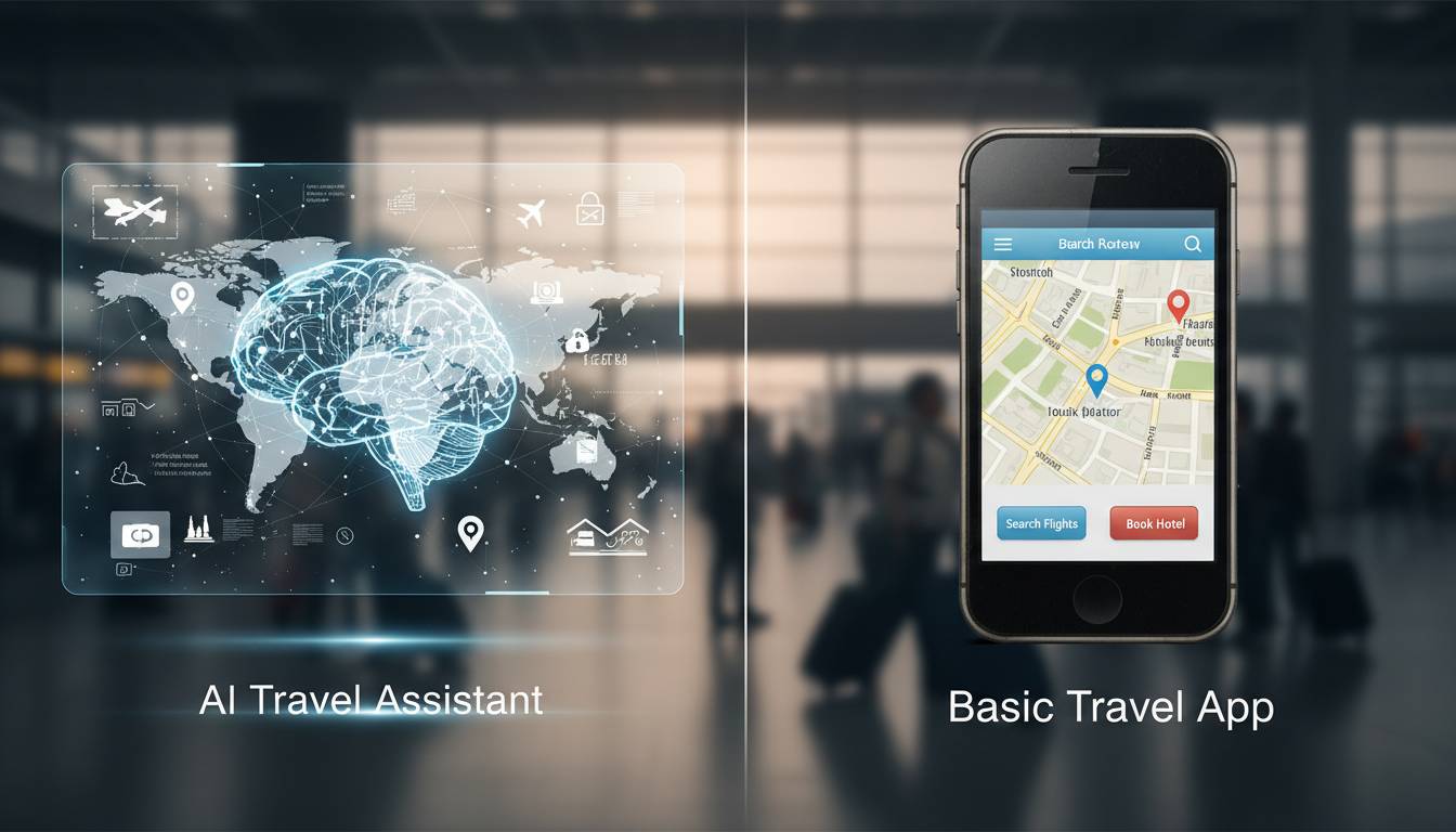 AI vs basic travel app: The real winners and losers revealed