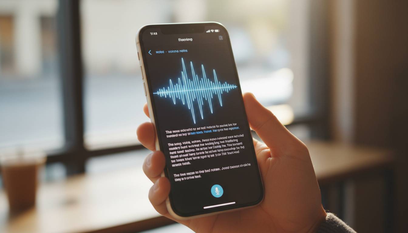 Aplikacja do transkrypcji na iPhone'a, która nie wysyła nagrań
