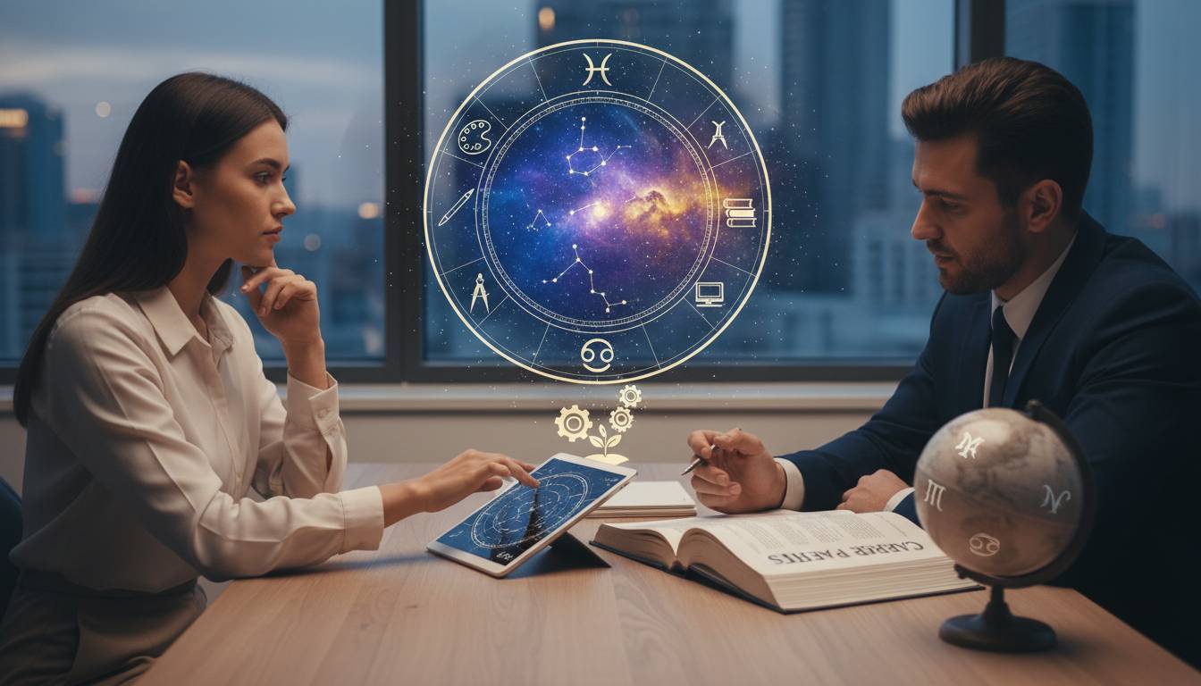 Karriere durch Astrologie? Die unbequeme Wahrheit über berufliche Neuorientierung