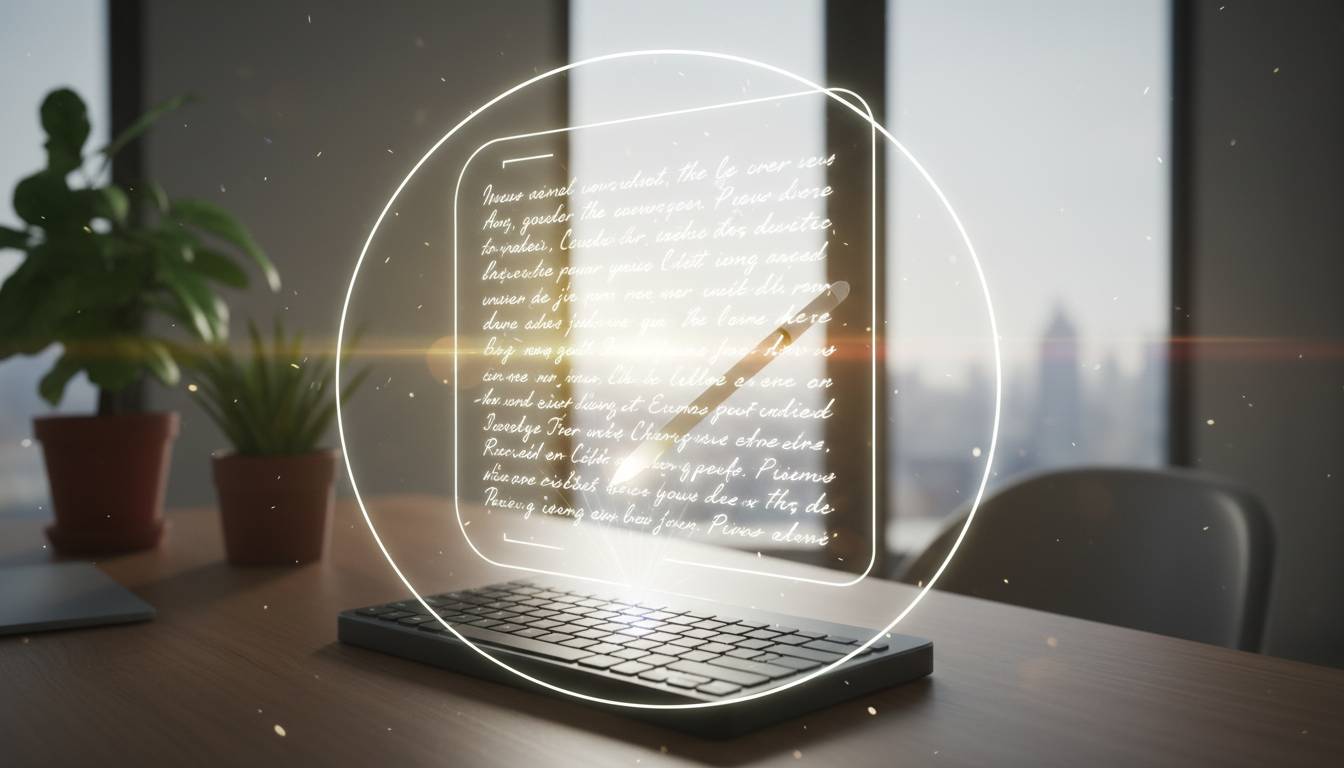 Is automatic letter writing software rewriting your reality?
