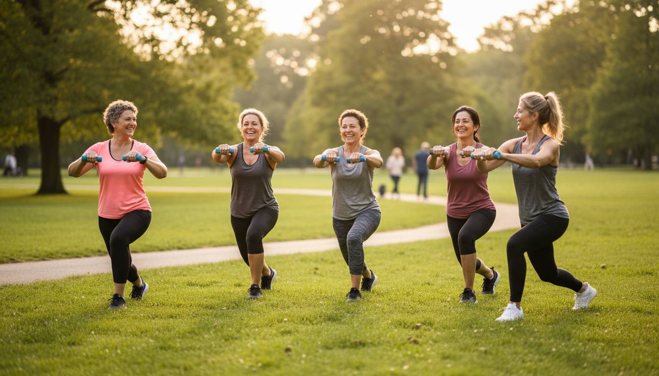 Ćwiczenia fitness dla kobiet w średnim wieku, które wzmacniają zamiast wyczerpywać