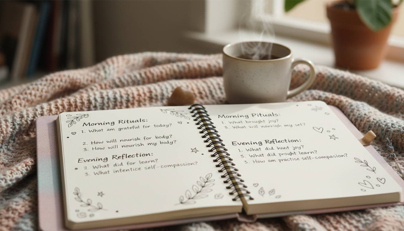 Daily journal prompts for self-care that actually disrupt burnout