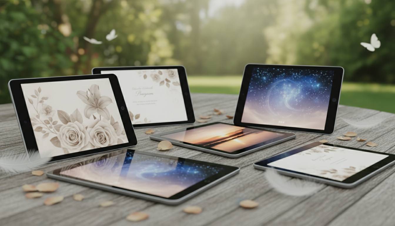 Are digital funeral program templates ruining grief—or saving it?