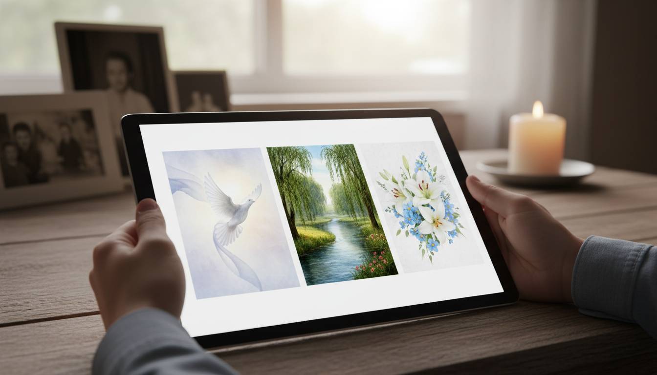 Are digital funeral programs making grief better—or stranger?