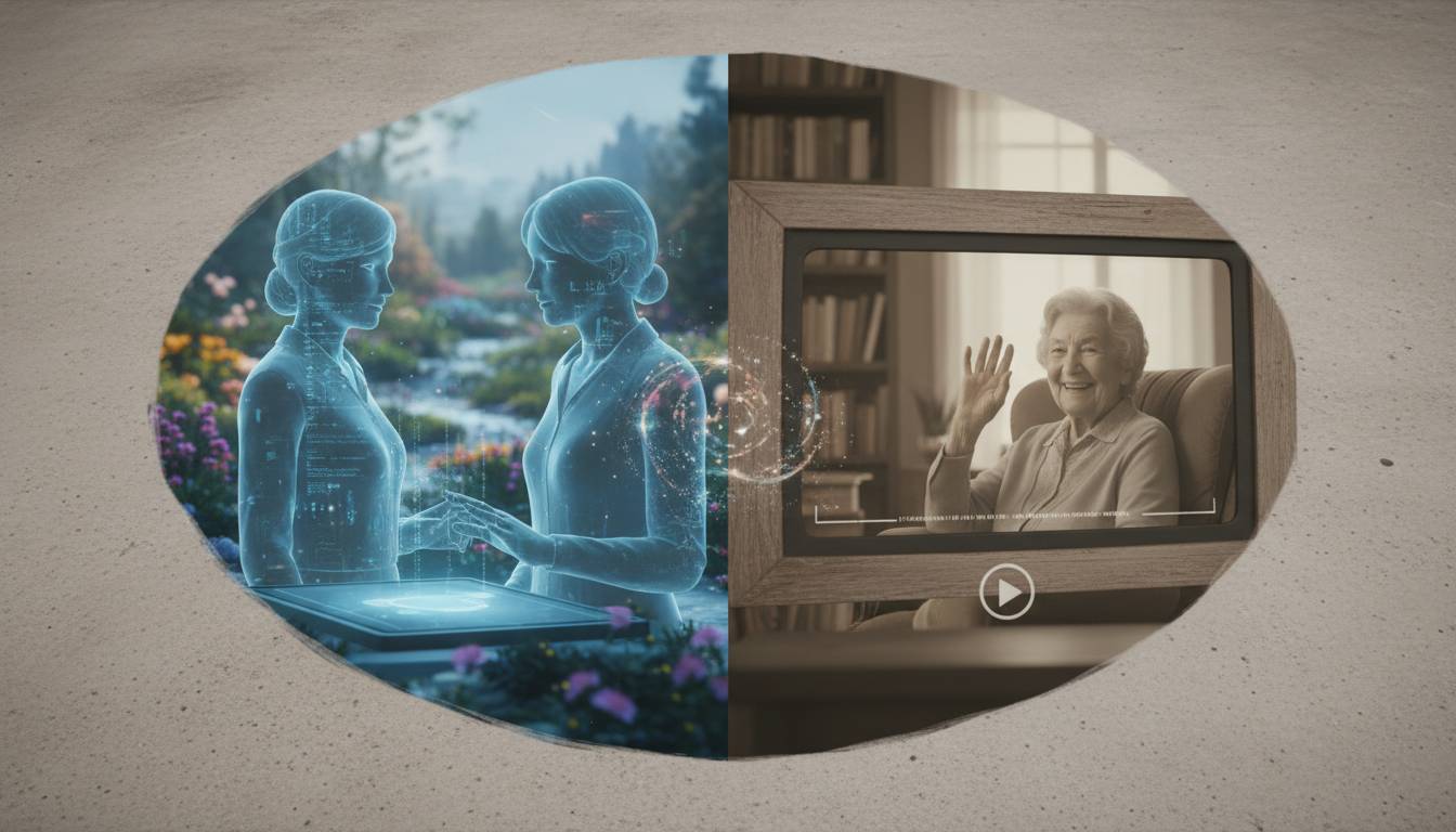 Digital Memorial Conversations Vs Recorded Video Messages Compared