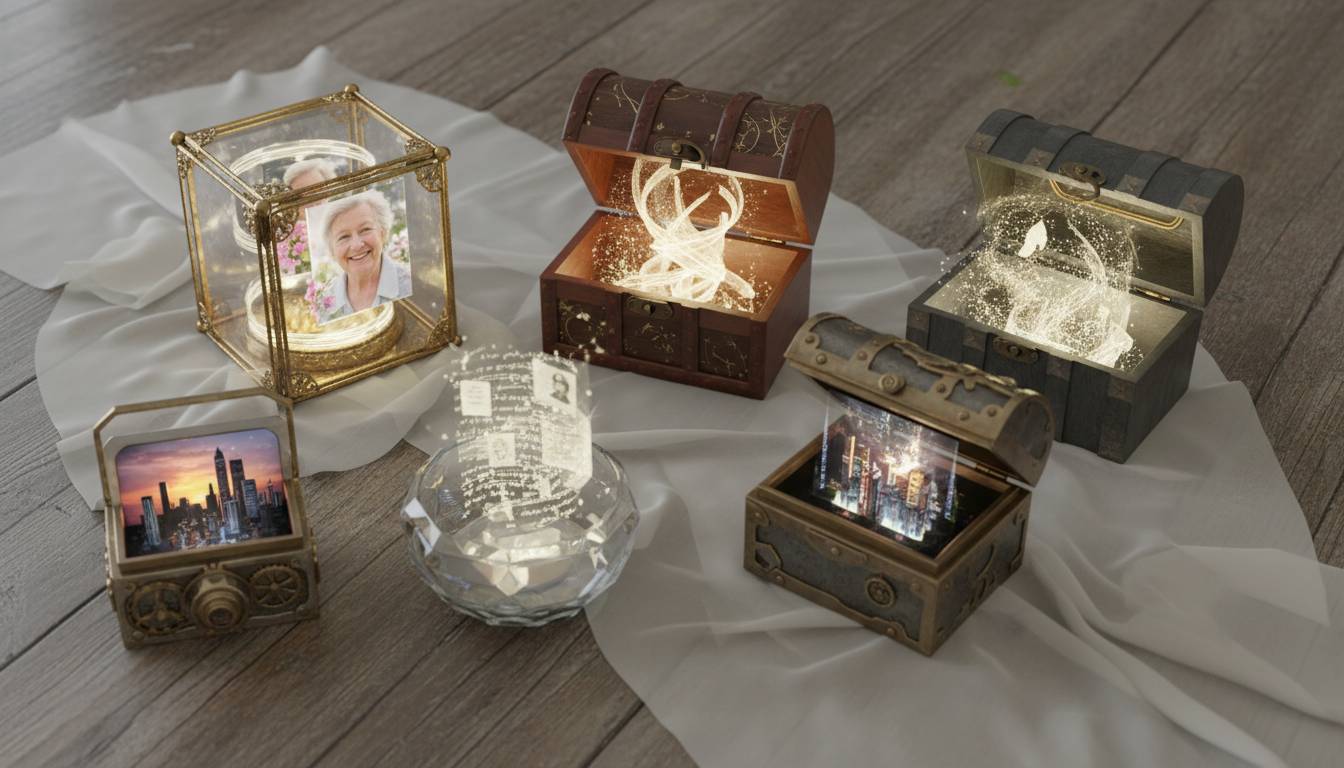 Digital Memorial Keepsake Box Examples: Living Archives and AI Echoes