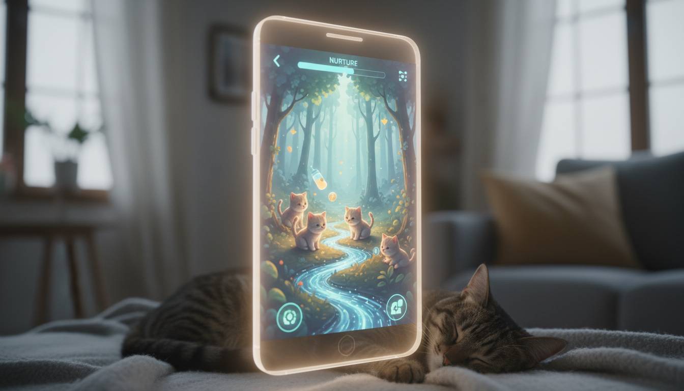 Virtuelle Katzen, echte Gefühle? Wie die digitale Katzenaufzucht App die Haustierwelt aufmischt