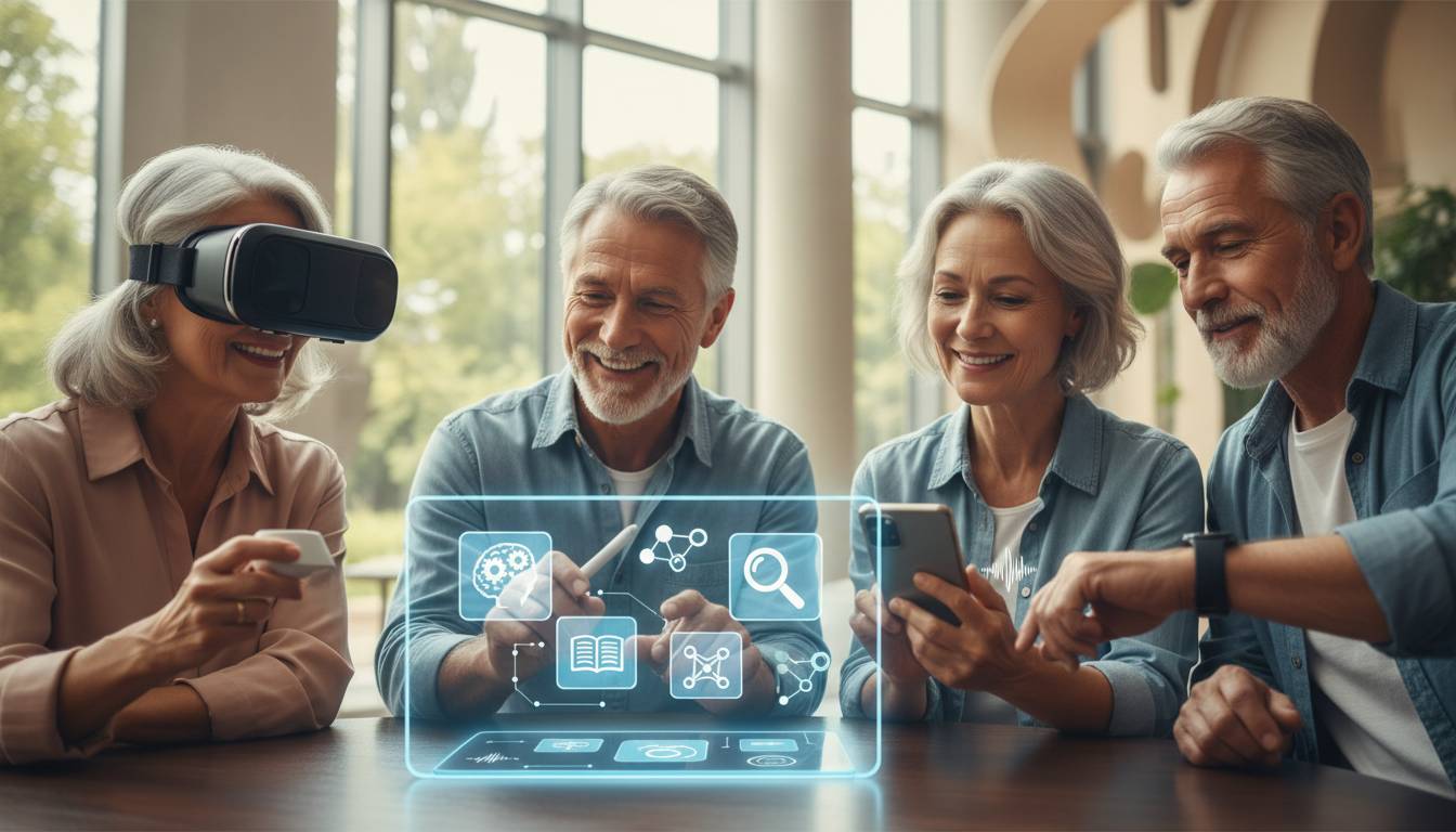 Wie Digitale Lernhilfen die Generation 50 plus neu erfinden