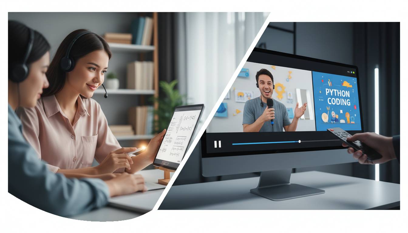 Digitale Nachhilfe vs Video-Tutorials: was 2026 wirklich wirkt