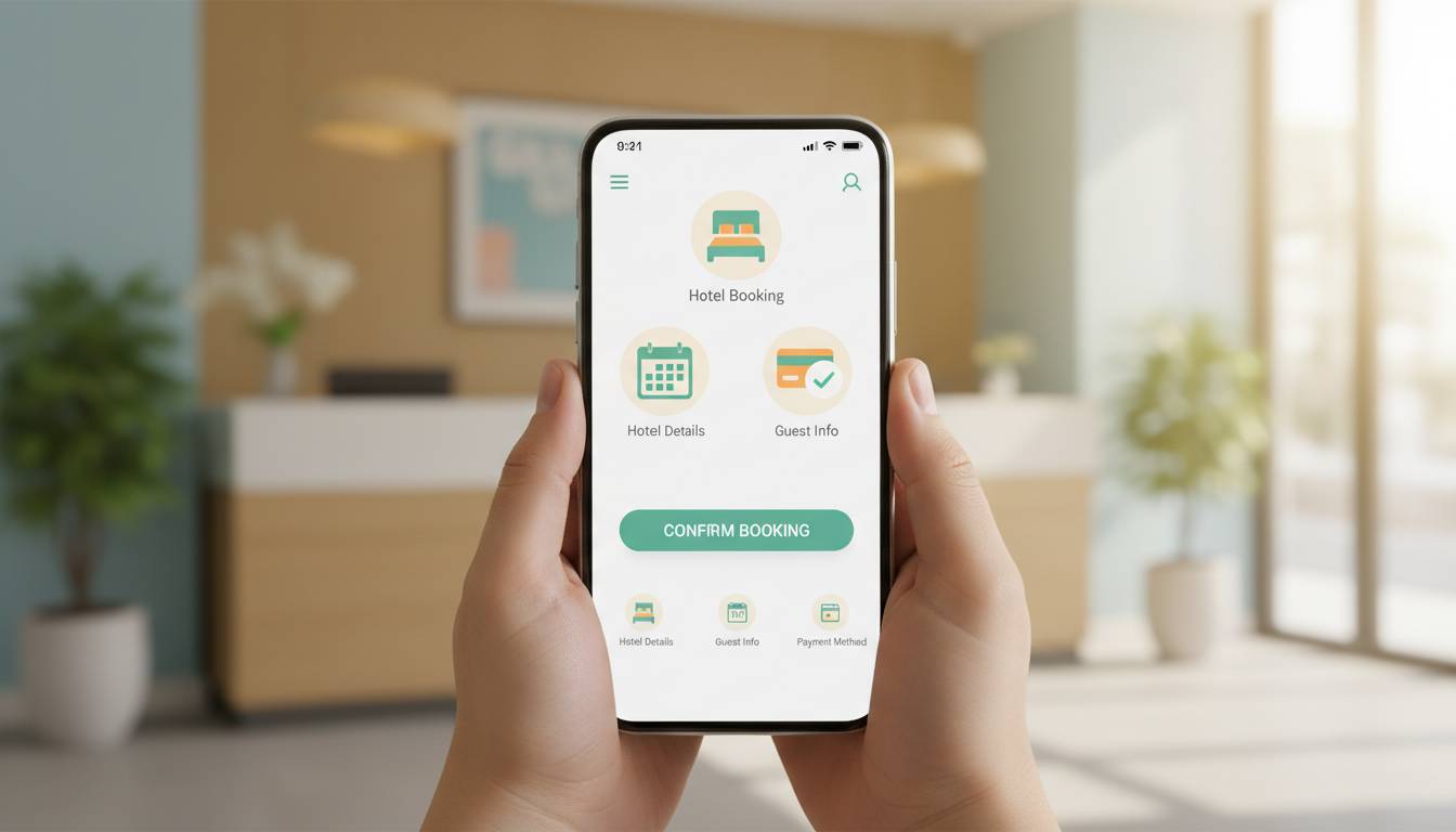 Easy hotel booking process without fake deals or regret
