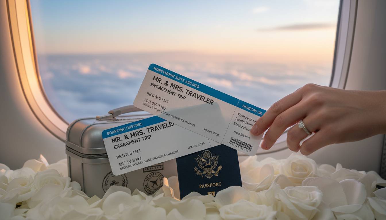 9 wild truths about engagement trip flights you won’t believe