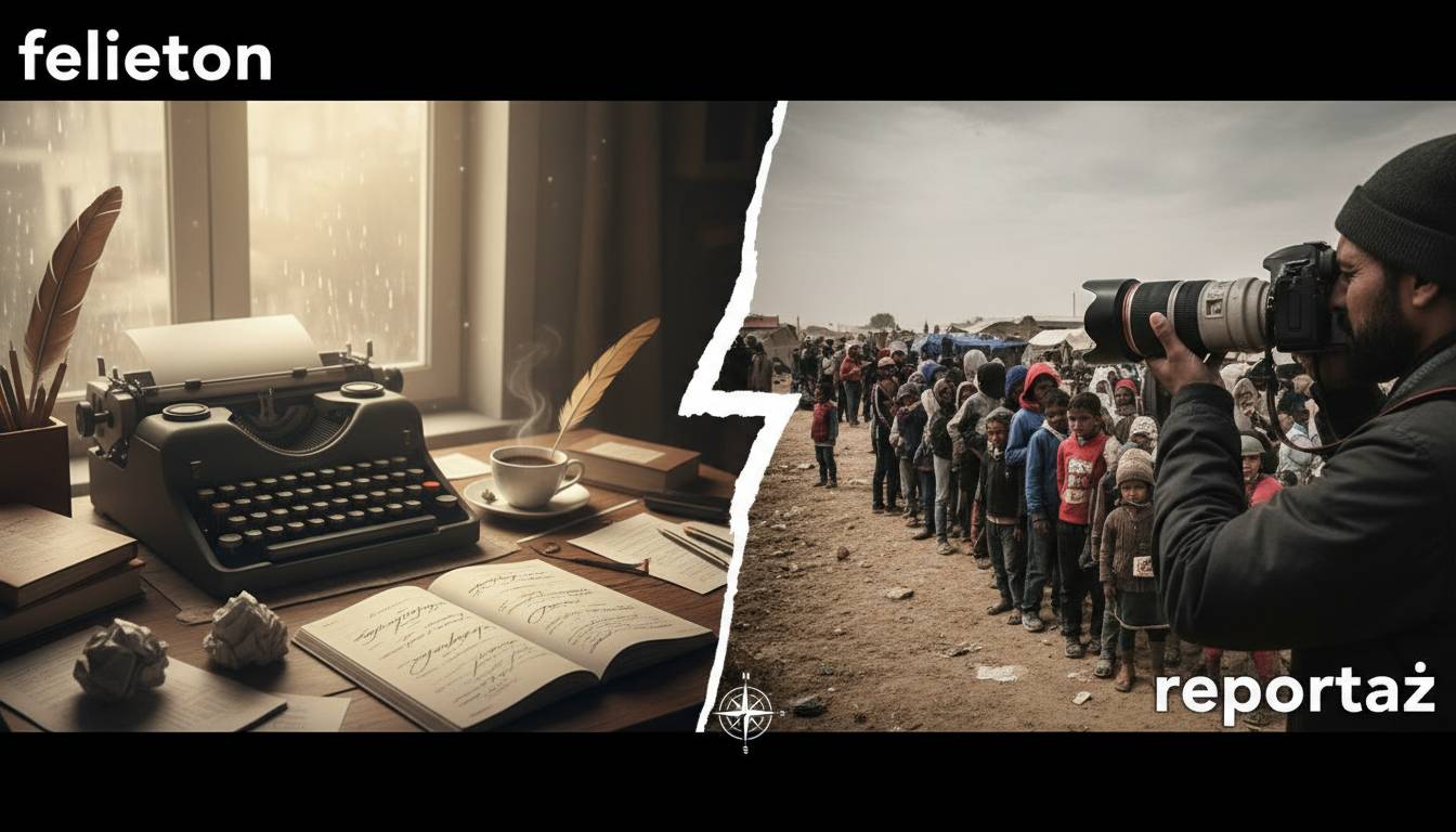Czy felieton i reportaż to wrogowie? Odkryj szokujące podobieństwa i różnice