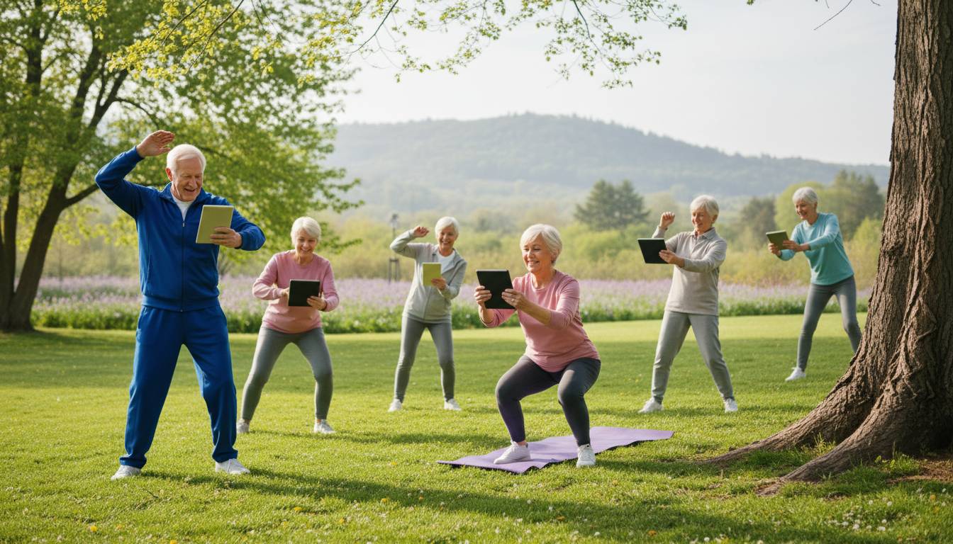 Zaskoczy cię: fitness dla seniorów online to nie bajka