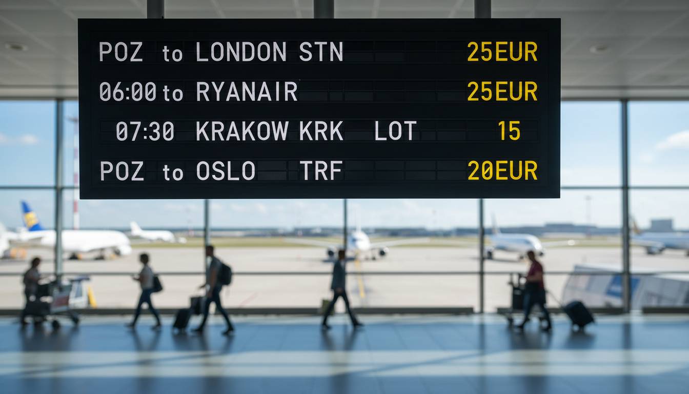 Gdzie kupić tanie loty z Poznania, zanim ceny wystrzelą