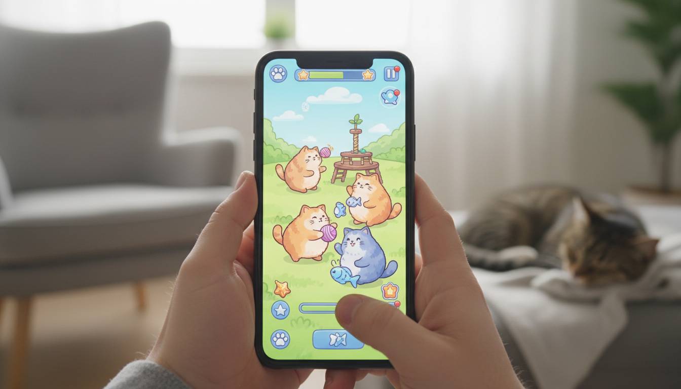 Gry mobilne z kotami 2026 – rozrywka, uzależnienie czy terapia?