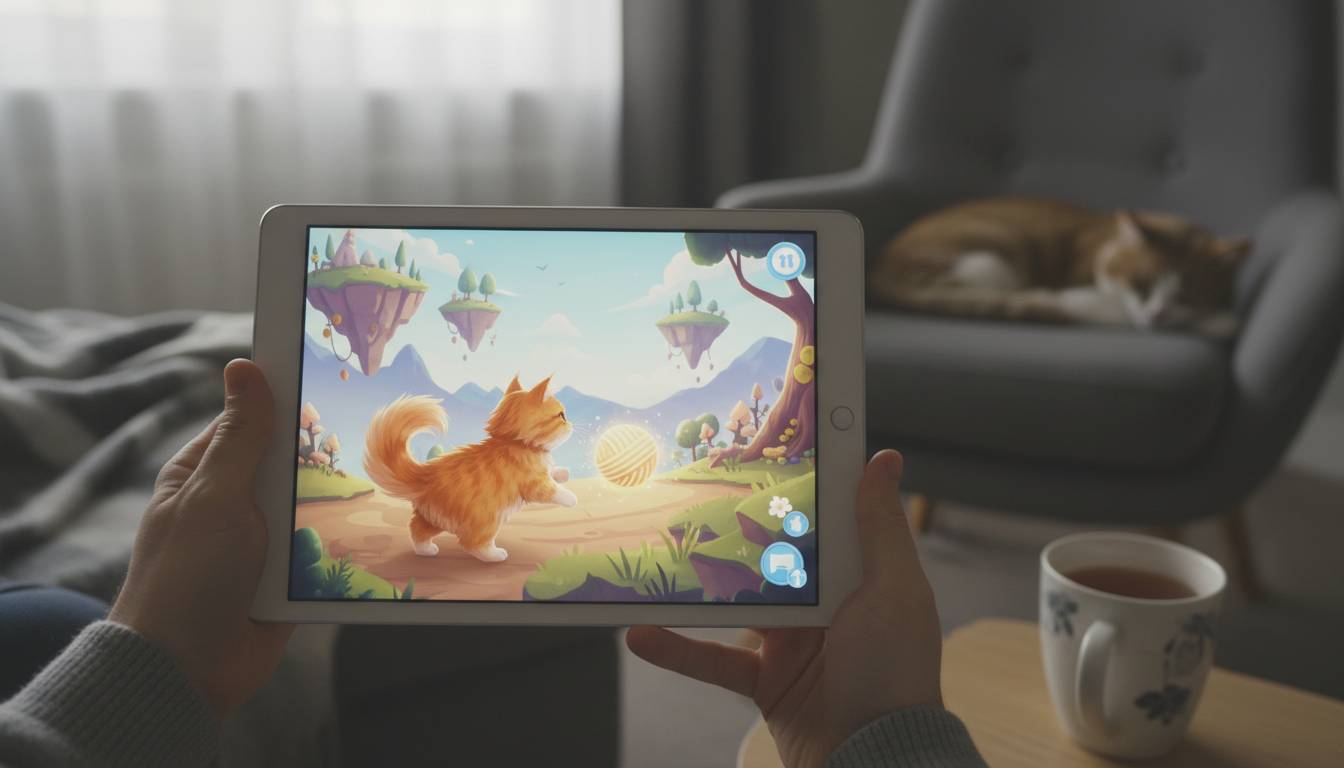 Gry z kotem na tablet czy emocjonalna proteza? Ukryta cena AI
