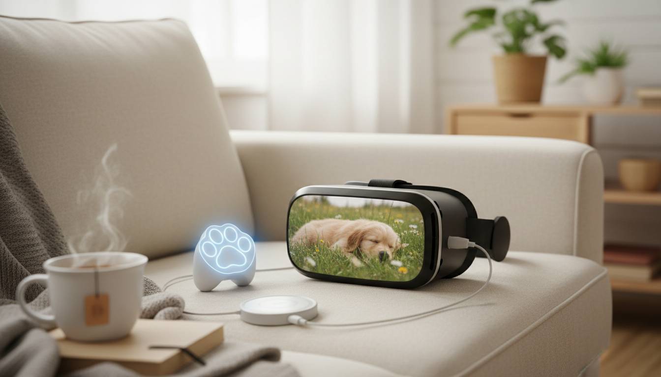 Virtuelle Hunde, echte Gefühle? Die neue Entspannungsrevolution
