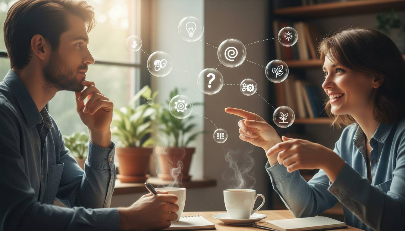 Rozwijaj inspiracje przez rozmowę, zamiast scrollować AI
