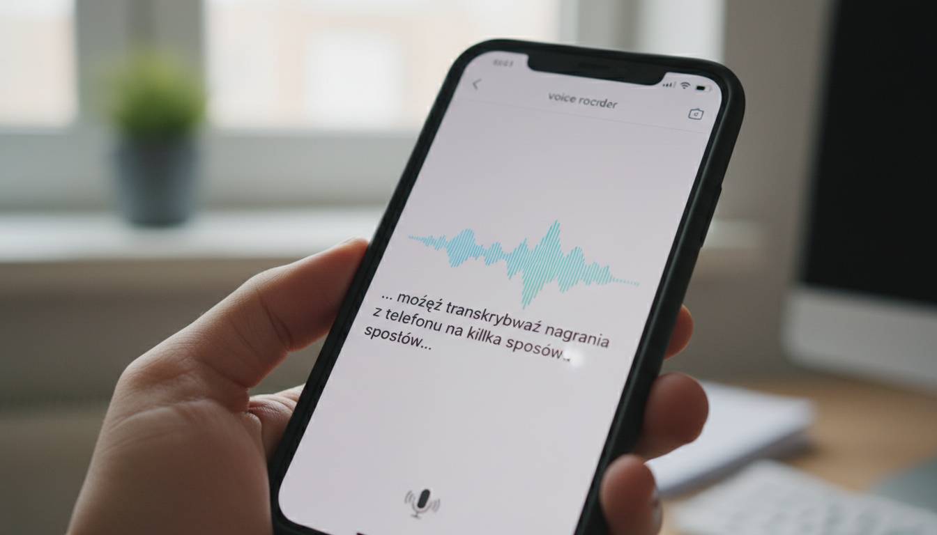 Transkrypcja z telefonu w 2026: Czego nikt Ci nie powie?