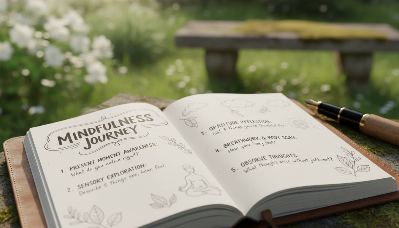 Journal prompts for cultivating mindfulness that get uncomfortable