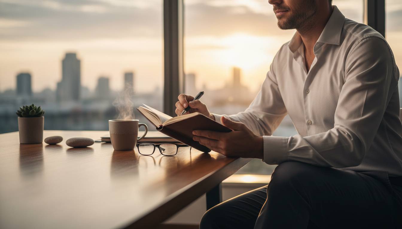 Journaling for professionals with stress who can’t afford burnout