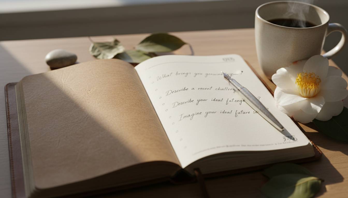 Journaling prompts for personal reflection that disrupt autopilot