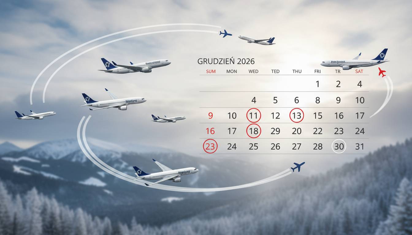 Grudniowe loty 2026: czego linie lotnicze ci nie powiedzą