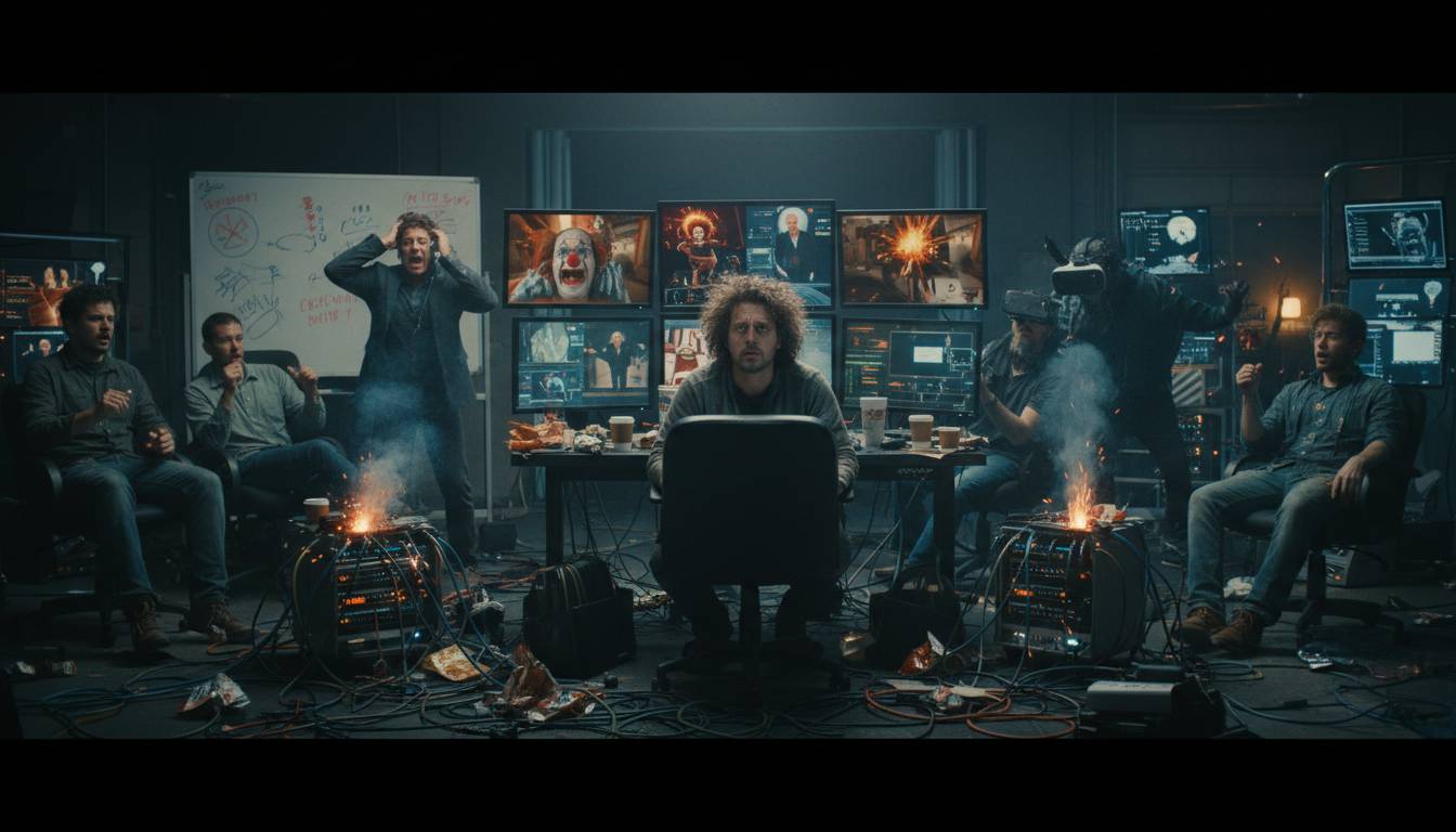 What really happens in movie post production hell comedy?