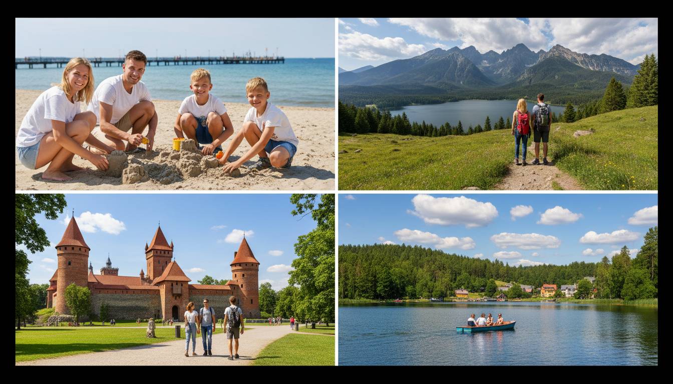 Nie znasz tych miejsc! TOP 15 rodzinnych wakacji w Polsce