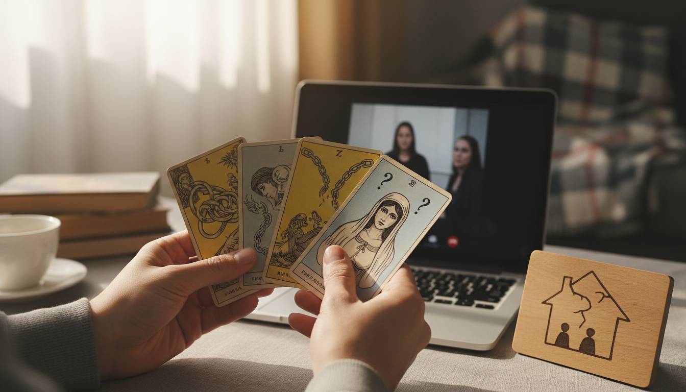Löst Online Kartenlegen wirklich Eheprobleme? Die nackte Wahrheit