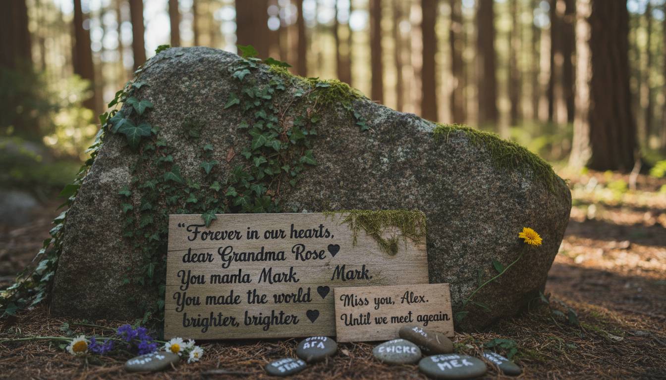 27 online memorial message examples that break every rule