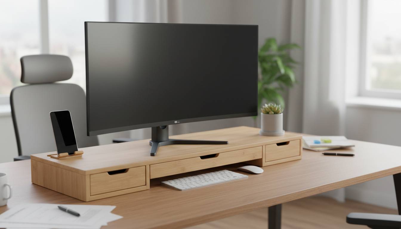 Podstawka pod monitor: ergonomia a zdrowie pracownika