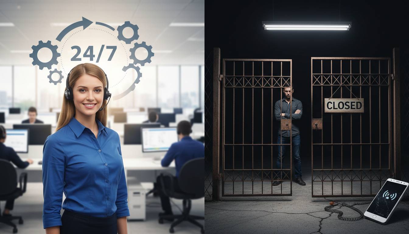 Czy brak obsługi 24/7 zabija Twój biznes? Odkryj prawdę!