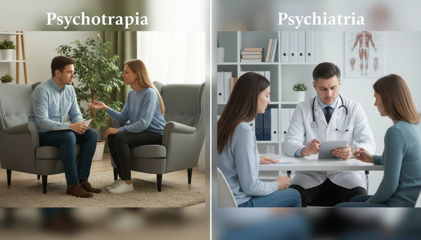 Psychoterapia vs. psychiatria: Czego nikt Ci nie powie?
