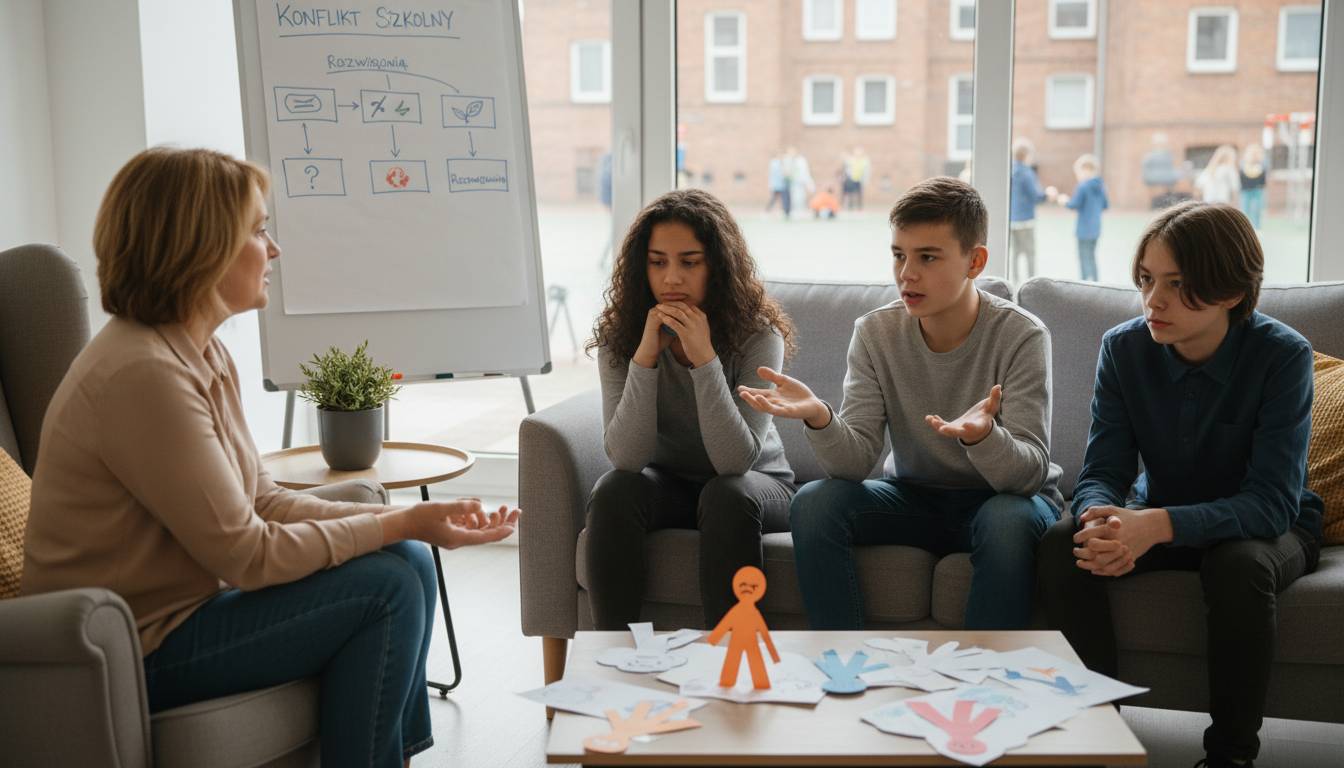 Psychoterapia a konflikty w szkole: od kar do dialogu