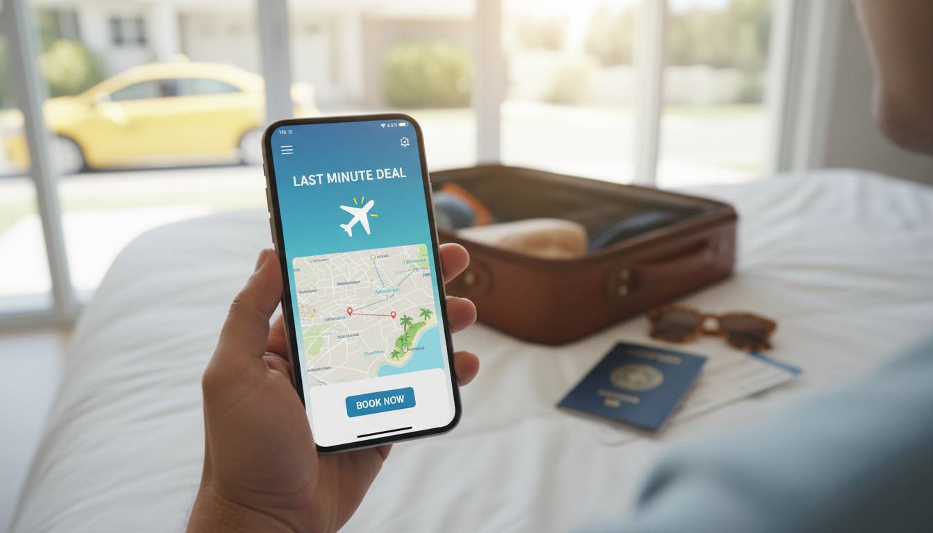 Quick last-minute trip booking without getting ripped off