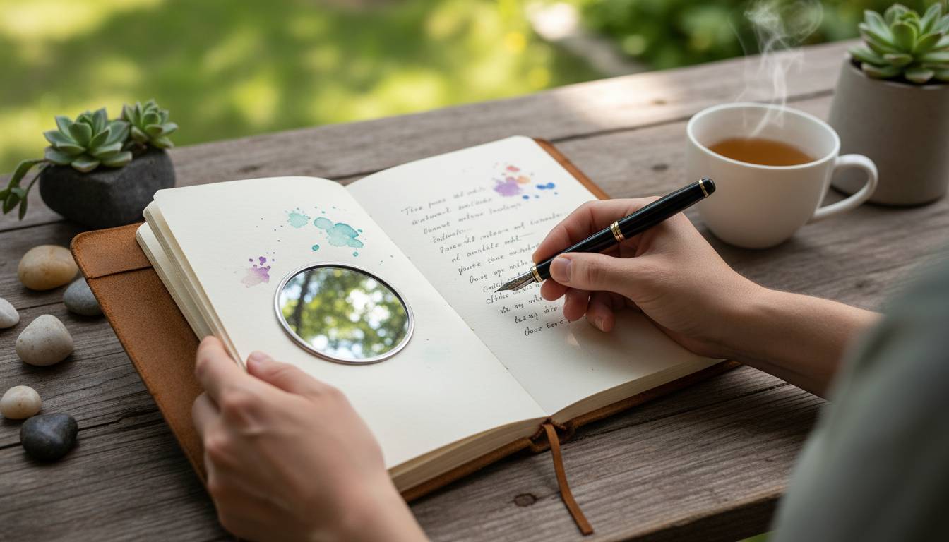 Reflective journaling for emotional growth in an age of overload