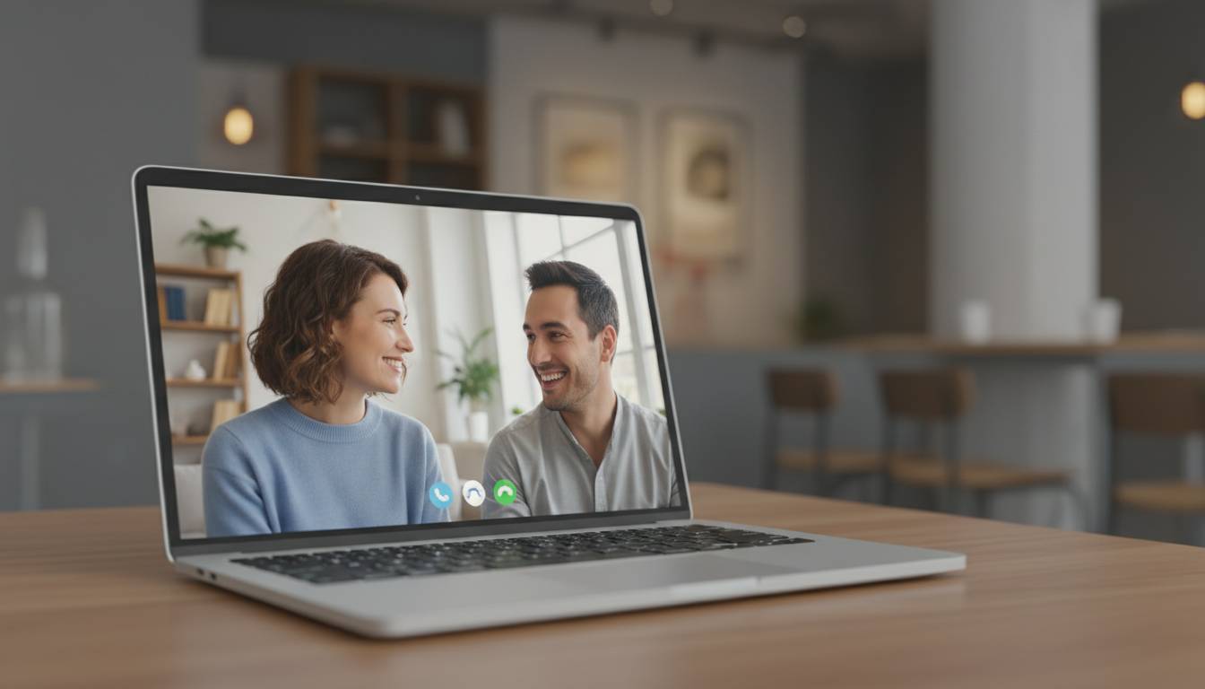 Rozmowa bez stresu online: rzeczywistość za cyfrową zasłoną